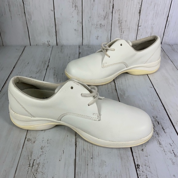 Merrell Womens Topo Oxford Pro Size 7.5 White Lace Up Sneaker Shoes - Picture 3 of 13